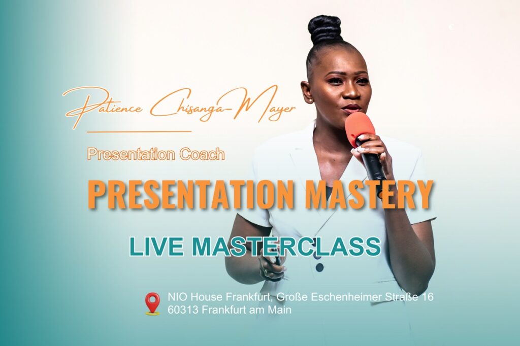 Titelbild für die Masterclass "Presentation Mastery" von Patience Chisanga